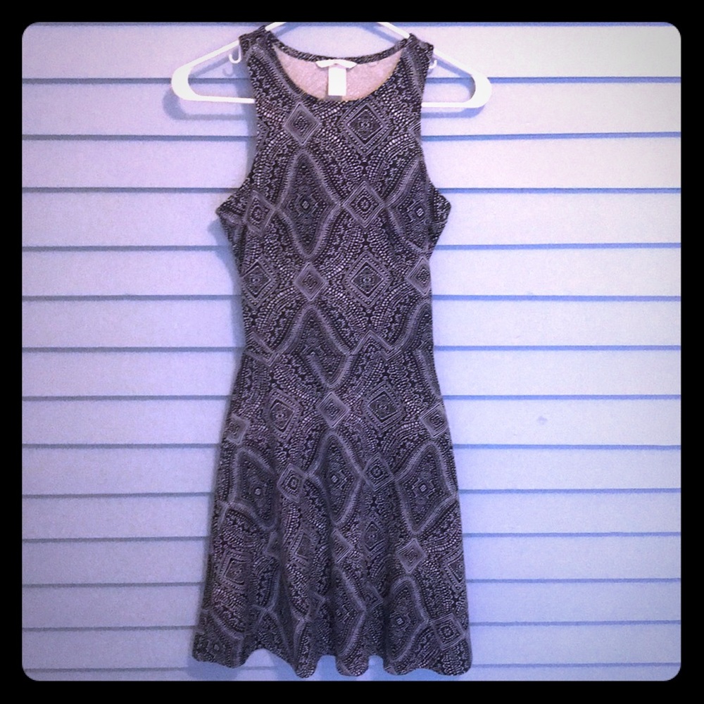 2 for $15/ Navy & white fit & flare skater dress